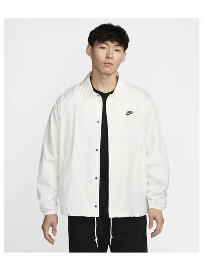 Club COACH Jacket M Black FN3317 133 - NIKE - BALAAN 2