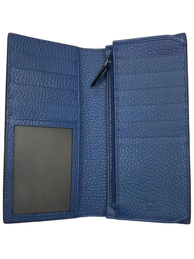 GG Interlocking Long Wallet Blue Black - GUCCI - BALAAN 3