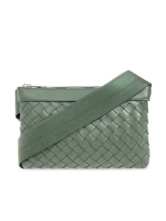 Classic Duo Shoulder Bag Green - BOTTEGA VENETA - BALAAN 2