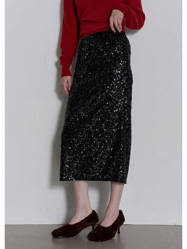 sequin banding skirt - EGOEDIT - BALAAN 1