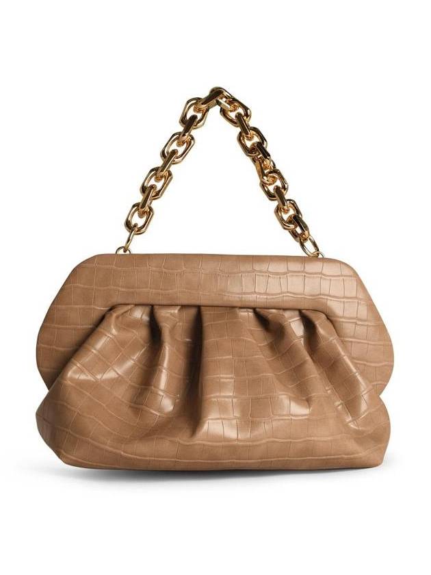 Themoirè 'Bios Croco' Beige Vegan Leather Bag - THE MOIRE - BALAAN 1