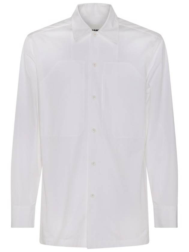 WHITE COTTON SHIRT J22DL0193J45002100 - JIL SANDER - BALAAN 1