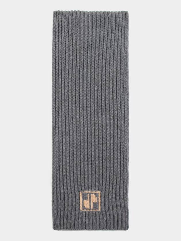 Jp Scarf - PATOU - Wool - Grey - PATOU - BALAAN 2