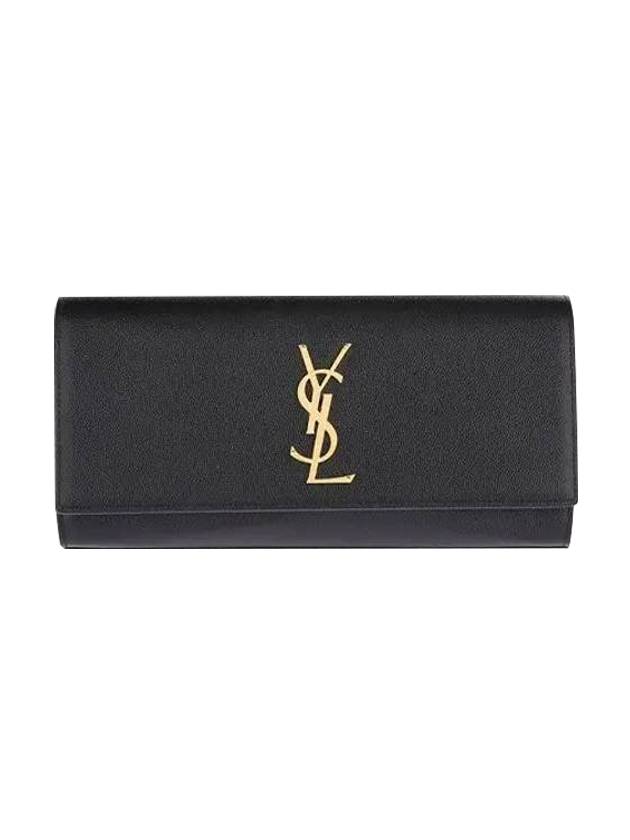 Monogram Kate Clutch Bag Black - SAINT LAURENT - BALAAN 1