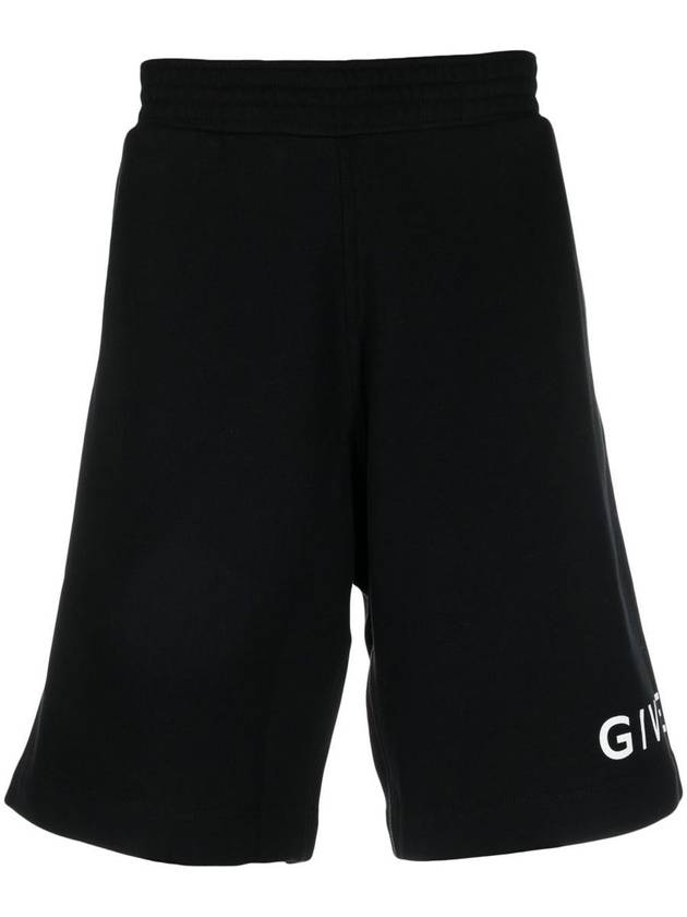 Logo Print Pocket Shorts Black - GIVENCHY - BALAAN 2