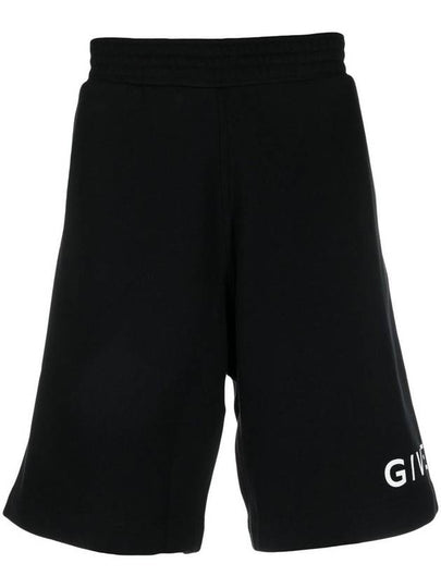 Logo Print Pocket Shorts Black - GIVENCHY - BALAAN 2