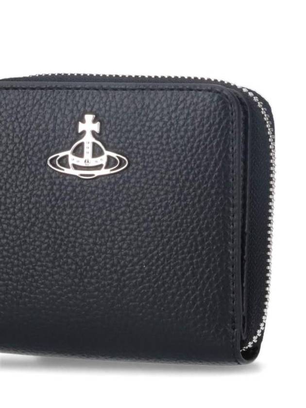 Half Wallet 5107004JU S000D N403 Black - VIVIENNE WESTWOOD - BALAAN 5