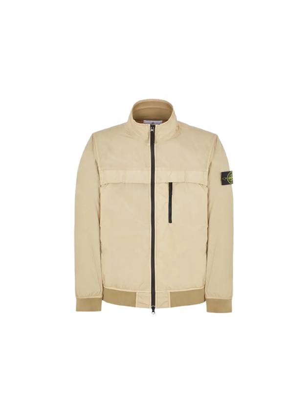 Compass Badge Pleated Windbreaker Sand - STONE ISLAND - BALAAN 4