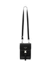 Re-Nylon Saffiano Leather Mini Bag Black - PRADA - BALAAN 2