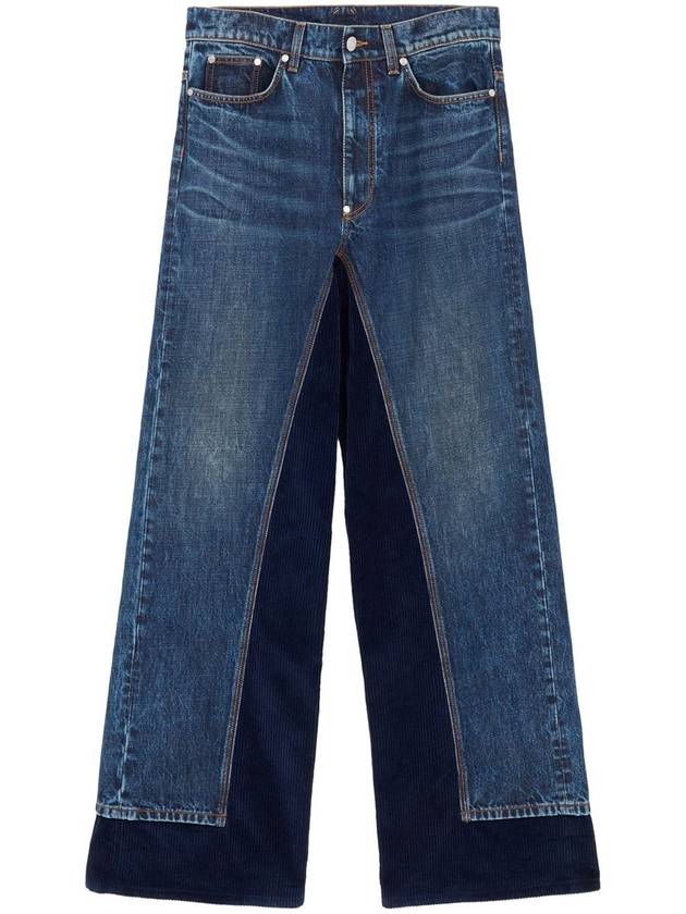 Stella McCartney Panelled Straight-Leg Jeans - STELLA MCCARTNEY - BALAAN 1