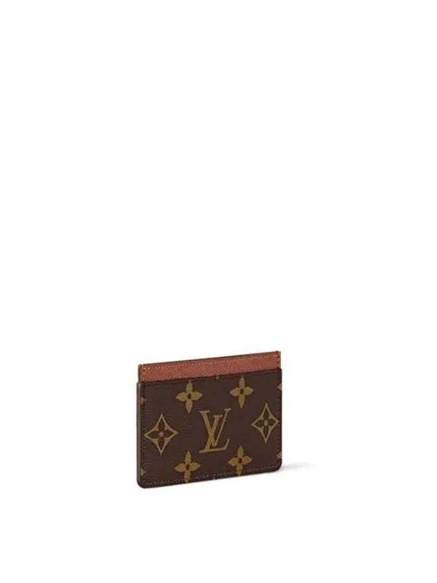 Monogram Card Wallet Brown - LOUIS VUITTON - BALAAN 3