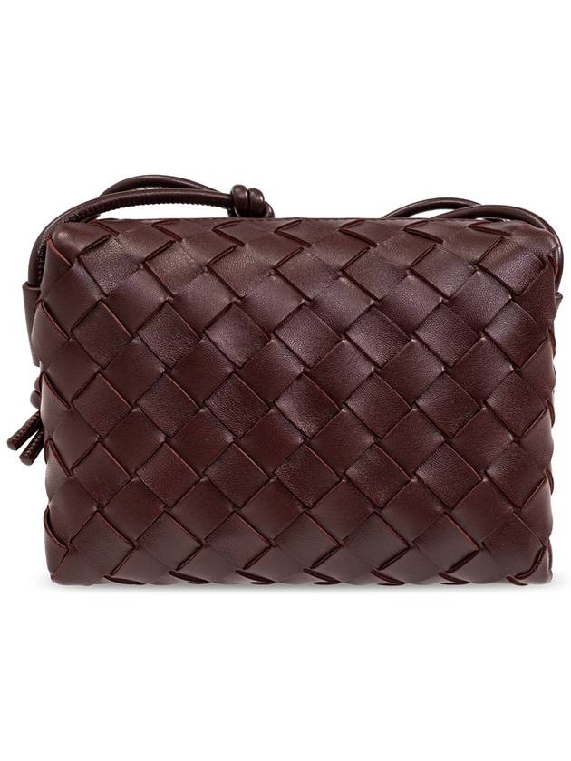 Bottega Veneta 'Loop Mini' Shoulder Bag, Women's, Burgundy - BOTTEGA VENETA - BALAAN 3