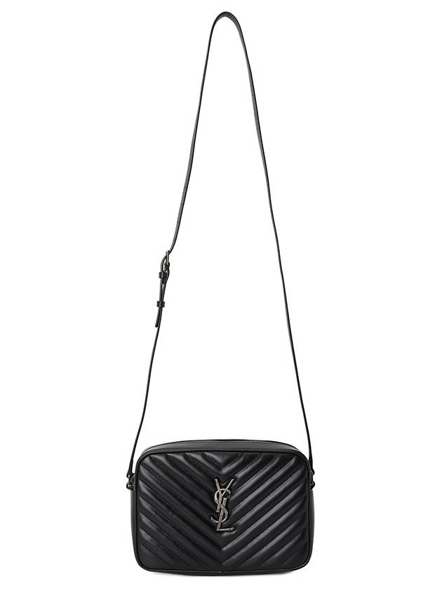 Roux Quilted Cross Bag Black - SAINT LAURENT - BALAAN 8