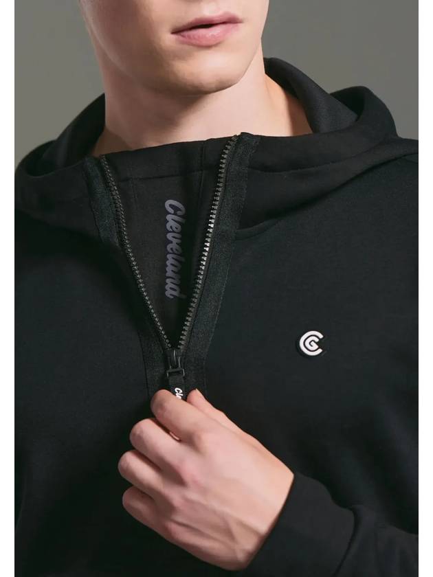 Online Exclusive Men s Cushioned Anorak Long Sleeve Hooded T shirt Black - CLEVELAND GOLF - BALAAN 3