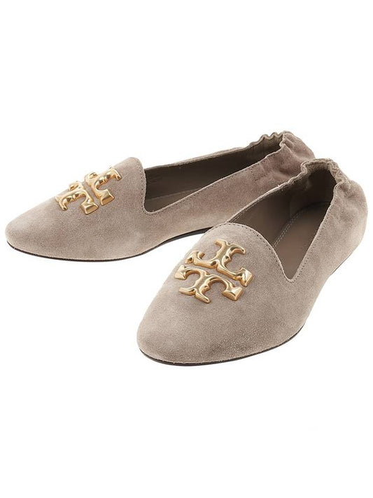 Suede Loafer Cappuccino - TORY BURCH - BALAAN.