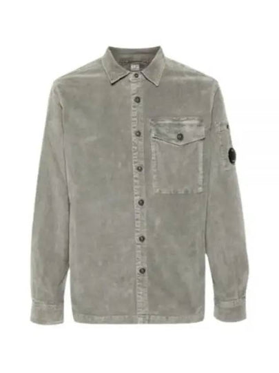 Lens Detail Long Sleeve Shirt Green - CP COMPANY - BALAAN 2