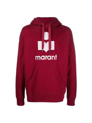 Miley Gradient Logo Hoodie Burgundy - ISABEL MARANT - BALAAN 1