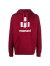 Miley Gradient Logo Hoodie Burgundy - ISABEL MARANT - BALAAN 1