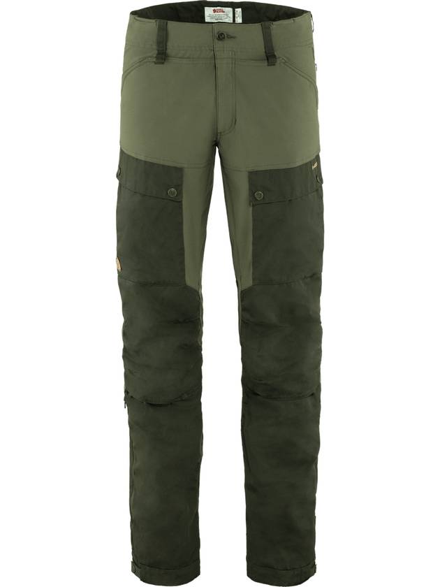 Men s Keb Long Trousers Buckwheat Brown Dark Grey - FJALL RAVEN - BALAAN 1