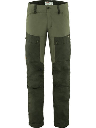 Men s Keb Long Trousers Buckwheat Brown Dark Grey - FJALL RAVEN - BALAAN 1