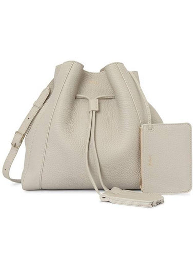 Millie Small Heavy Grain Tote Bag Chalk - MULBERRY - BALAAN 1