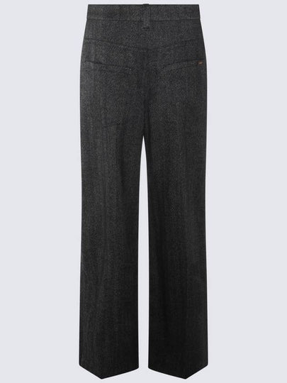 Brunello Cucinelli Dark Grey Wool Pants - BRUNELLO CUCINELLI - BALAAN 2