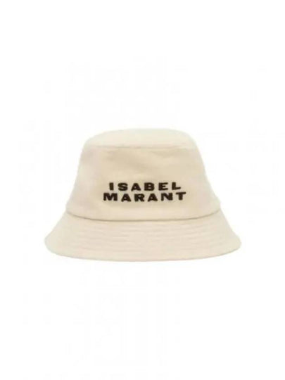 Haley Logo Bucket Hat Black Ecru - ISABEL MARANT - BALAAN 2