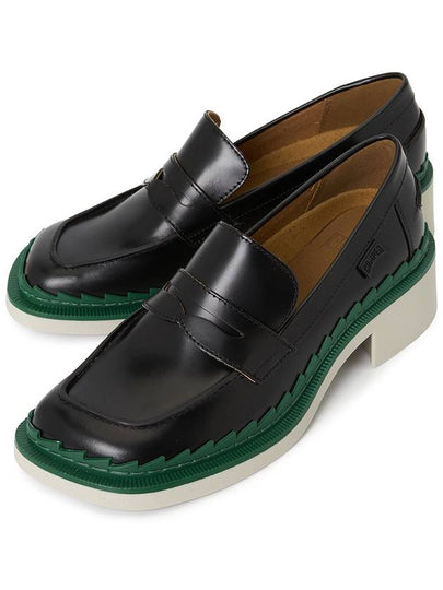 Twins Leather Loafers Black - CAMPER - BALAAN 2