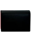 Double Gancio Half Wallet Black - SALVATORE FERRAGAMO - BALAAN 3