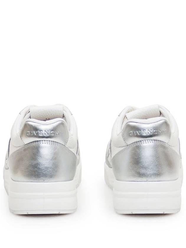 G4 Embroidery Logo Low Top Sneakers Silver - GIVENCHY - BALAAN 4