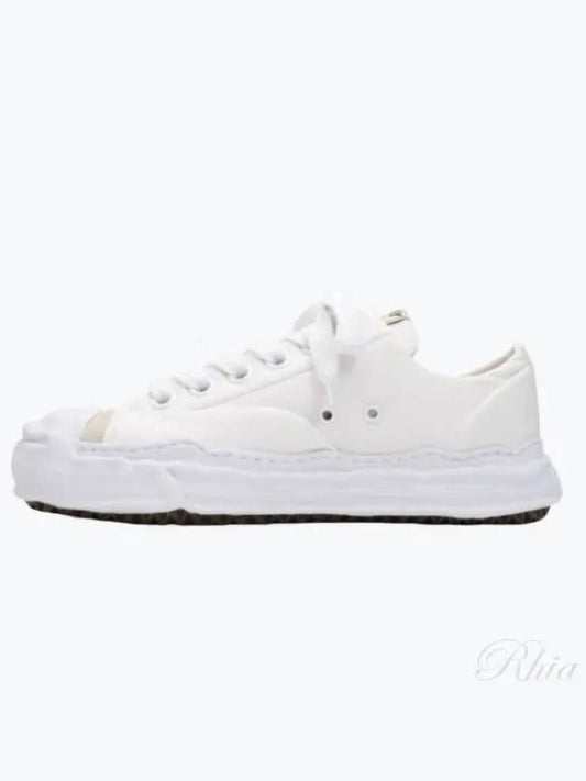 24 A11FW723 White Hank OG Sole Nylon Puffer Low Top Sneakers - MIHARA YASUHIRO - BALAAN 1