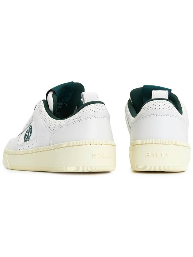 Riweira Low-Top Sneakers Green White - BALLY - BALAAN 7