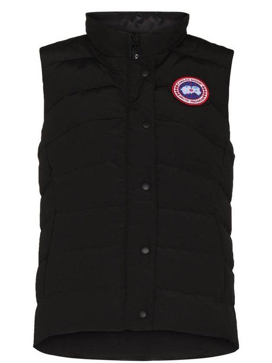 Women's Freestyle Quilted Padded Vest Black - CANADA GOOSE - BALAAN 1