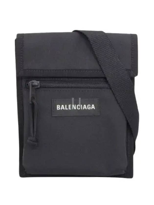 Explorer Small Strap Nylon Cross Bag Black - BALENCIAGA - BALAAN 2