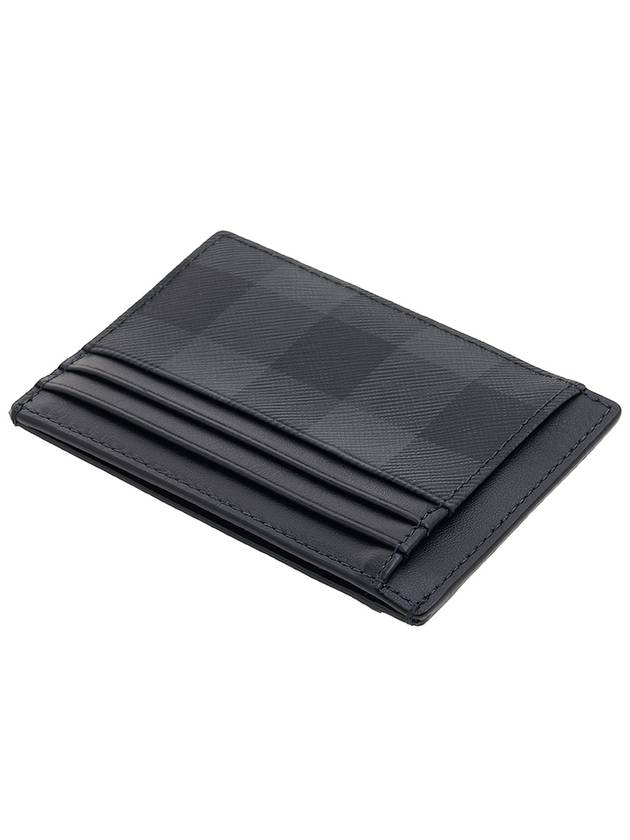 Check Motif Card Wallet Charcoal - BURBERRY - BALAAN 5