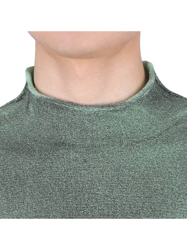 Shadow Project Mock Neck Knit Top Military - STONE ISLAND - BALAAN 7