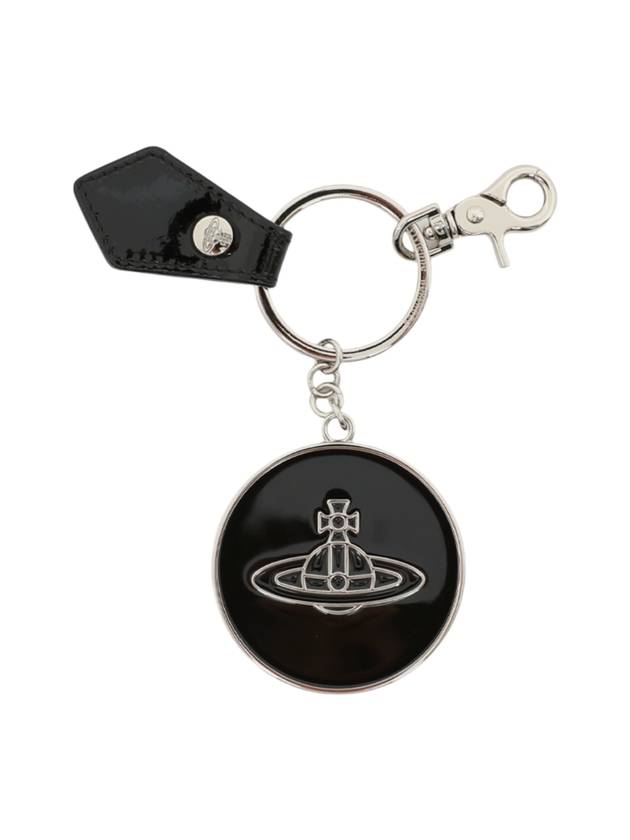 ORB Logo Key Holder Black - VIVIENNE WESTWOOD - BALAAN 1