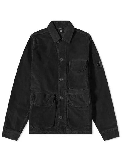 Lens Wappen Shirt Jacket Black - CP COMPANY - BALAAN 2