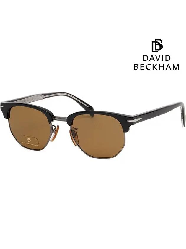 Sunglasses DB1002S 8072M Brown Gold Frame - DAVID BECKHAM - BALAAN 4