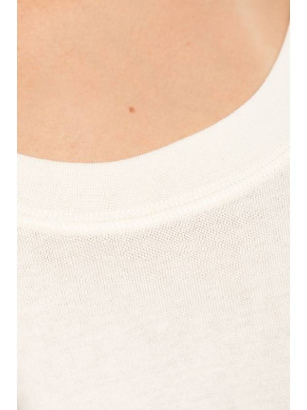 Lemaire Cotton T-Shirt, Women's, Cream - LEMAIRE - BALAAN 5