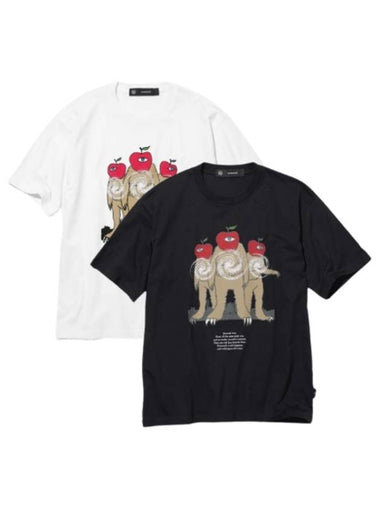 GU x short sleeve t-shirt graphic apple - UNDERCOVER - BALAAN 1