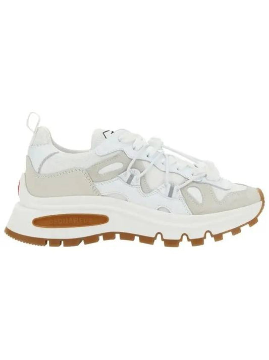 Run DS low-top sneakers white - DSQUARED2 - BALAAN.