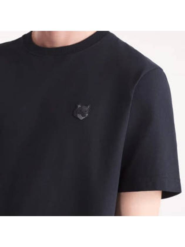 Bold Fox Head Patch Comfort Short Sleeve T-Shirt Black - MAISON KITSUNE - BALAAN 4