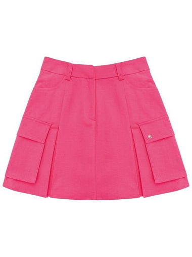 A-line cargo skirtpink - BUTTONPLAY - BALAAN 1