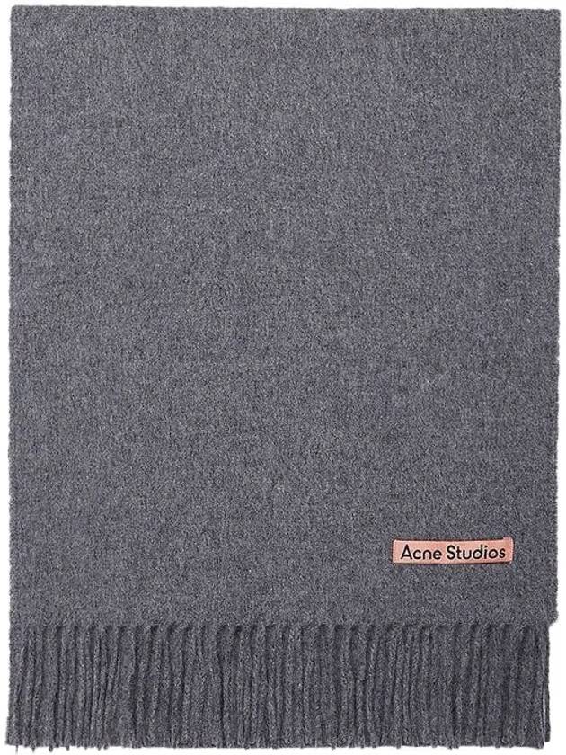 Canada Canada Fringe Skinny Wool Muffler - ACNE STUDIOS - BALAAN 1