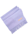 Wool Fringe Muffler Lilac Purple - ACNE STUDIOS - BALAAN 3