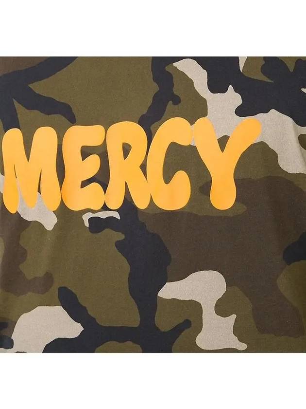 MERCYTEE OVER Camo Short Sleeve TShirt - PALM ANGELS - BALAAN 5