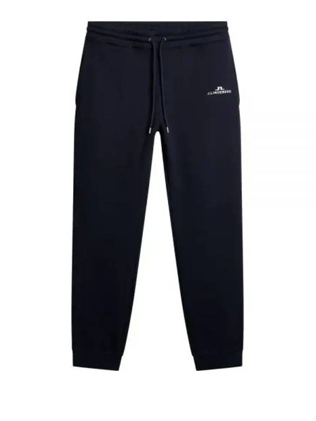 Alpha Logo Print Track Pants Navy - J.LINDEBERG - BALAAN 2