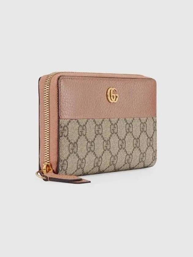 GG Marmont Zipper Long Wallet Pink - GUCCI - BALAAN 4