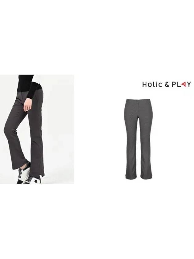 brushed bootcut golf pants-HB4WPT001CG - HOLIC&PLAY - BALAAN 5